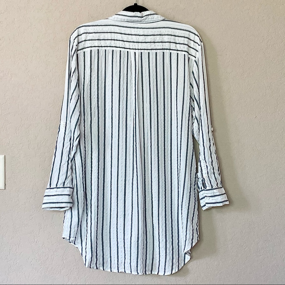 Onia Marie Striped Dress in Ensign Blue | EUC - Picture 4 of 14